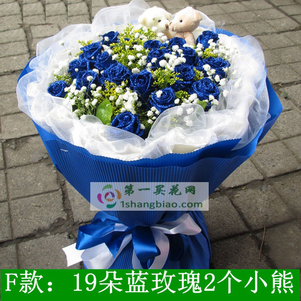 19朵蓝色妖姬(新)